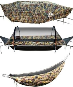 One Person Night Cat Flat Lay Hammock Tent with Underquilt Combo