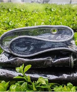 Heavy Duty Black PVC Tarp 400g/m² for Outdoor Multipurpose Use