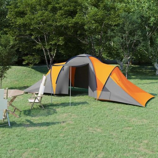 6 Person Camping Tent with 2 Compartments Easy Setup Outdoor Use