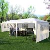 Durable Iron Awning Post Set for Outdoor Shade Anthracite Color 4