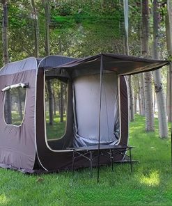 Easy Setup Car Boot Tent for Tailgate Camping Sun Shelter  
Portable Waterproof Roof Top Canopy for SUV and Minivan 2