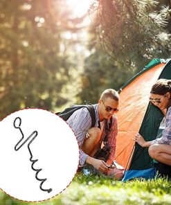 4 Pack Heavy Duty Tent Stakes for Camping and Outdoor Activities 2