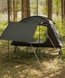 Folding Camping Tent Cots Off-Ground Shelter with Carry Bag for Hiking