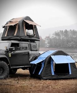 Foldable Inflatable Roof Tent for 2-3 People with Quick Setup 2