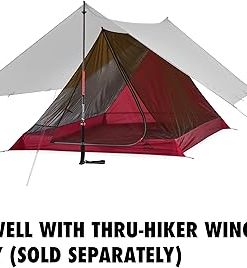 MSR Thru Hiker Ultralight Mesh Backpacking Tent for Two People 2