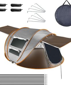 5-8 Person Waterproof Pop Up Tent for Family Camping and Hiking 2