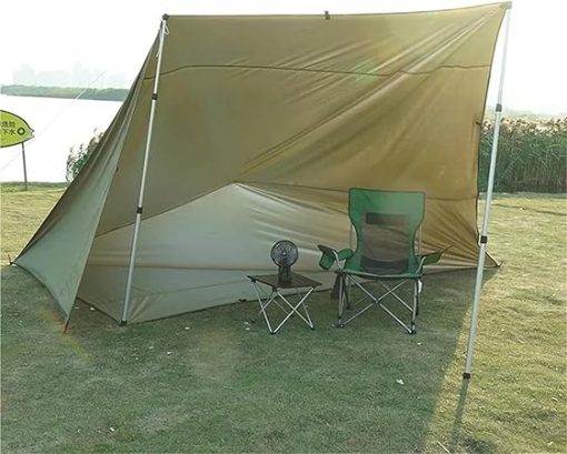Waterproof 4x4m Tarp Tent for Camping and Beach UV Protection - Image 2