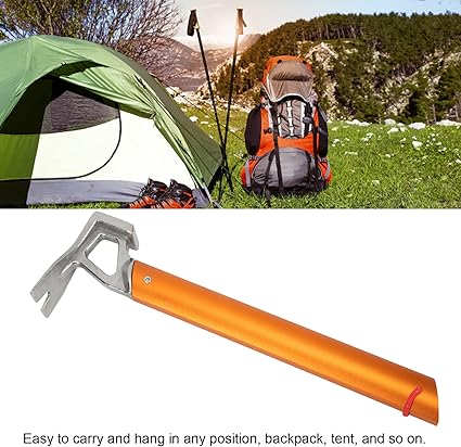 Topyond Multifunctional Camping Hammer Lightweight Portable High Carbon Steel 2 Topyond Multifunctional Camping Hammer Lightweight Portable High Carbon Steel - Image 2