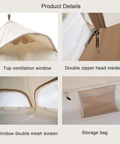 Waterproof Oxford Cloth Family Camping Tent for Outdoor Activities 2