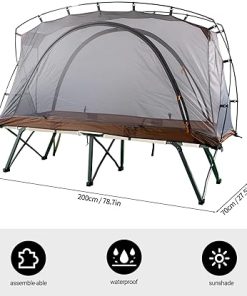 Himalaya Foldable Camping Cot and Tent for Up to 200 lbs Outdoor Use 2