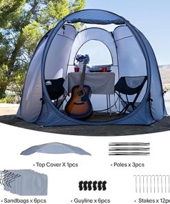 Alvantor Multi-Functional Outdoor Pop-Up Sun Shelter Tent for 4 2