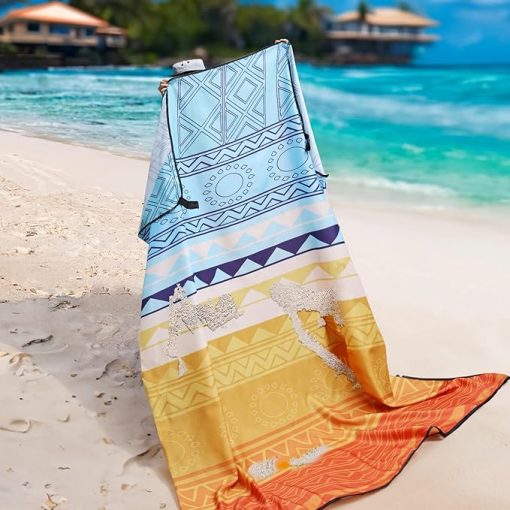 Waterproof Beach Blanket with 10FT Canopy for Ultimate Sun Protection - Image 2