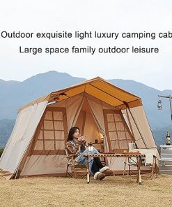 Large Waterproof Camping Tent for 5 to 8 People, Double Layer 2