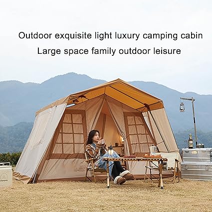 Large Waterproof Camping Tent for 5 to 8 People, Double Layer 2 Large Waterproof Camping Tent for 5 to 8 People, Double Layer - Image 2