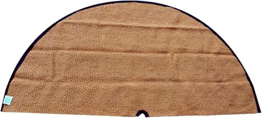 Coir Bell Tent Rug Half-Moon, Luxurious Coir Comfort, Bell Tent Floor Covers, Bell Tent Matting, Sustainable Luxury Nature-Inspired Elegance, Rustic Charm and Comfort (13' 4M)