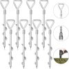 Vashly 6pc Heavy Duty Suction Cup Hooks for Shower, Car, Boat, Camping 3
