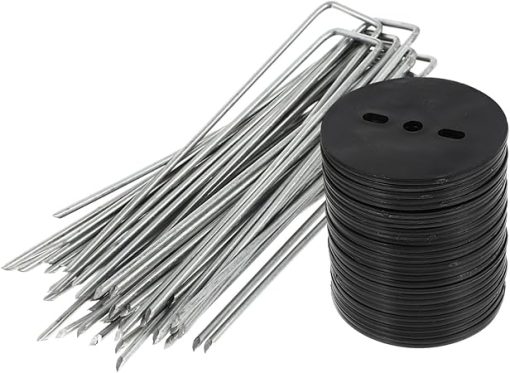 Gardening Landscape Pin Set 30 Pieces U Shape Lawn Pegs for Camping