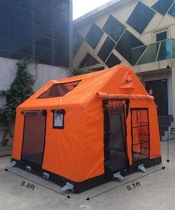 Large Inflatable Glamping Tent for 5-6 People with Stove Jack 2