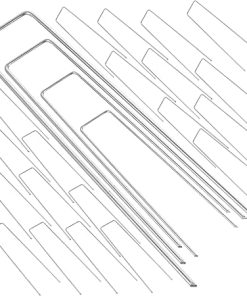 U-Shaped Ground Stake Kit 50pcs for Gardening and Landscaping