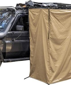 Vehicle Awning Shower Room with LED Light,Car Side Shower Tents – SUV Truck Bathroom Tent for Camping Privacy Shelters,Outdoor Portable Instant Changing Room