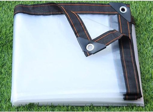 Clear Tarp Heavy Duty, Clear Tarps Transparent Tarpaulin Cover Anti-Aging Anti-Aging Insulation PE Anti-Tear Transparent Tarpaulin for Outdoor Cover Camping(12' x 18')