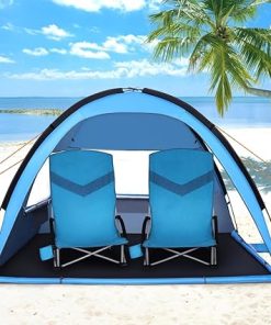 BESPORTBLE Portable Beach Tent Family Camping Sun Shade Lightweight 2