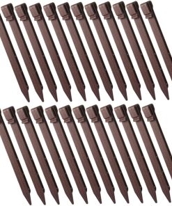 30 Pcs Plastic Ground Stakes for Gardening and Tent Fixing Outdoors