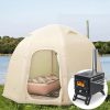 Beach Half Tent Sun Shelter Waterproof for Family Camping UPF 50 4