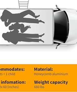 Upland Hard Shell Rooftop Tent for 3 Person Car Camping All Season 2