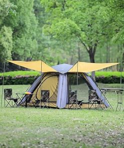 Instant Automatic Family Camping Tent for 3-4 Persons Outdoor Fun 2