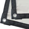 130g/m² Clear Waterproof Cover Tarp Tarpaulin Sheet, Heavy Duty Multi-Purpose with Rust Proof Eyelets Anti-Aging Insulation PE Transparent for Garden Furniture Cars(4mx4m/13.2’x13.2′) 4