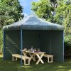 Water-Resistant Camping Tent with Roll-Up Door and Extended Edges 3