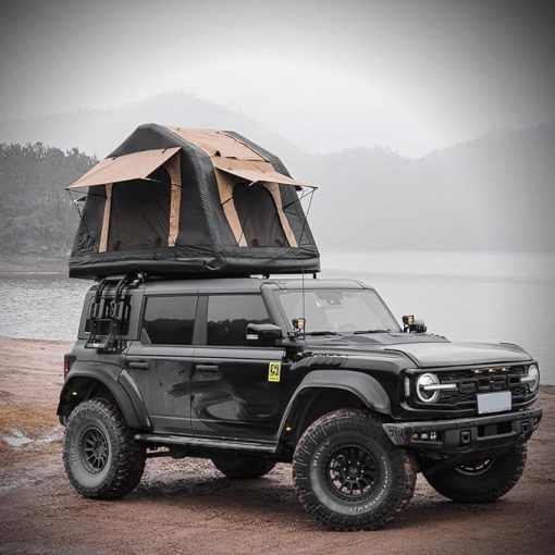 Amphibious Inflatable Rooftop Tent for Easy Camping on SUVs and Trucks