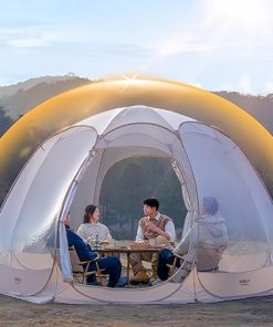 Spacious Bubble Tent for 8-10 People, 11.8×11.8 Ft Outdoor Folding Tent