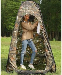 Portable Cold Outdoor Shower Tent Camping Multifunctional Mobile Toilet 2