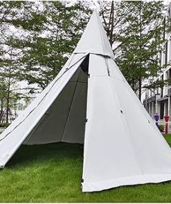Family Teepee Tent with Stove Hole for Camping and Hiking 430x260cm