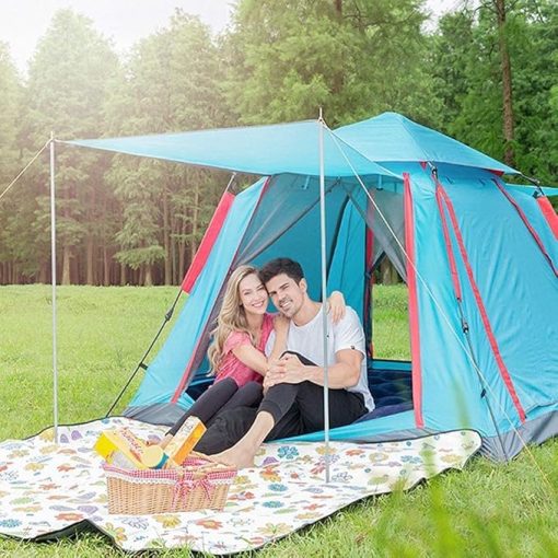 Hydraulic Dome Rainproof Tent for 4-6 Person Outdoor Camping - Image 2