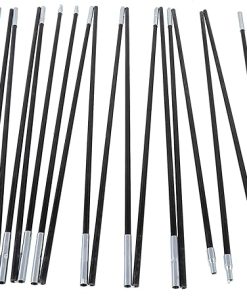 Adjustable Steel Tent Poles for Camping Tarps and Outdoor Use