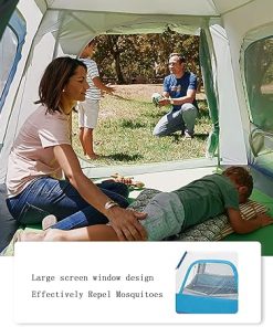 Automatic Pop-Up Waterproof Camping Tent with Carry Bag for Hiking 2