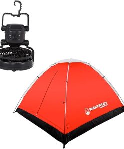 Water-Resistant 2 Person Camping Tent for Hiking and Backpacking