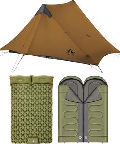 Ultralight 2 Person Night Cat Tent with Double Sleeping Bag 3 LBS