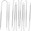 Durable 16-Pack 18 Inch Steel Rebar Stakes for Tent Canopy Setup 3