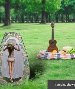 Portable Pop Up Shower Privacy Tent for Camping and Beach Use 2