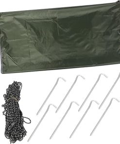 Balacoo Picnic Camping Tarpaulin Tent Shade Awning Poles Waterproof