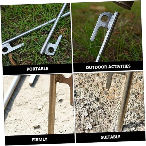 Stainless Steel Ground Anchor Tent Pegs for Canopy and Garden Use - Image 2