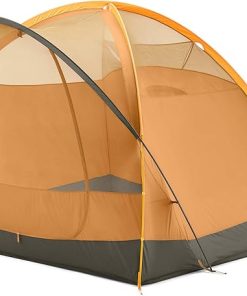 The North Face Wawona 4P Tent Light Exuberance Brown Orange Green 2