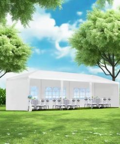 Outdoor Party Tent 10x30ft with 5 Side Walls and 2 Zippered Doors