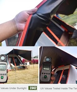 Automatic Large Camping Tent 4-6 Person Instant Pop Up Waterproof 2