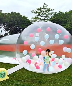 Inflatable Bubble Tent with Blower for Camping and Stargazing Fun