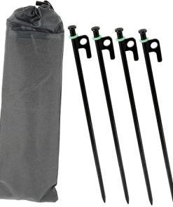 UPKOCH 1 Set Steel Sand Pegs for Camping Tent and Canopy Stakes